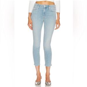 MOTHER The Looker Skinny Jeans in Swimming Pool Sunday